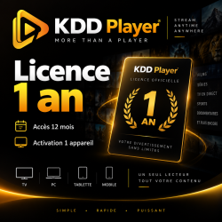 KDD Player — ترخيص لمدة سنة
