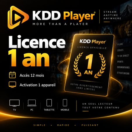 KDD Player — ترخيص لمدة سنة