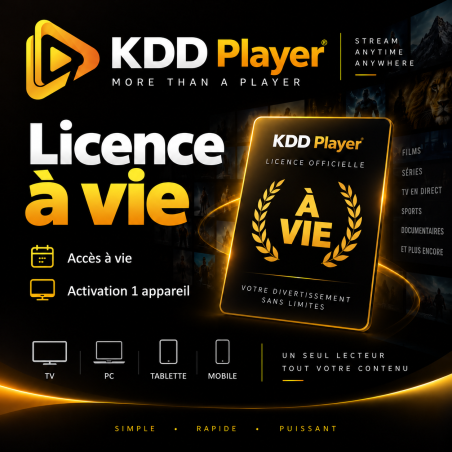 KDD Player — ترخيص مدى الحياة