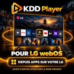 KDD Player pour LG webOS